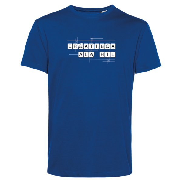 Ergatiboa ala hil kamiseta urdin iluna zabala